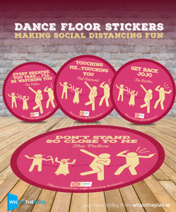 Social Dancing Stickers (4 Pack)