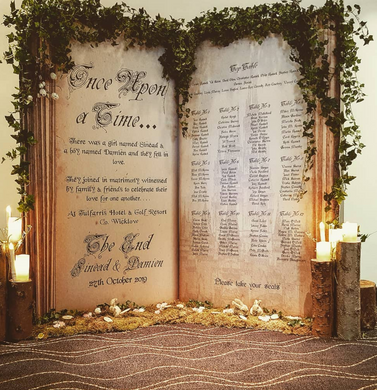 Forest Fairytale themed Table Plan - €200 BF Special